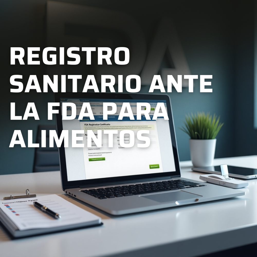 Registro Sanitario Ante la FDA para Alimentos | Cumplimiento Legal y Seguro | Servicio Profesional y Rápido